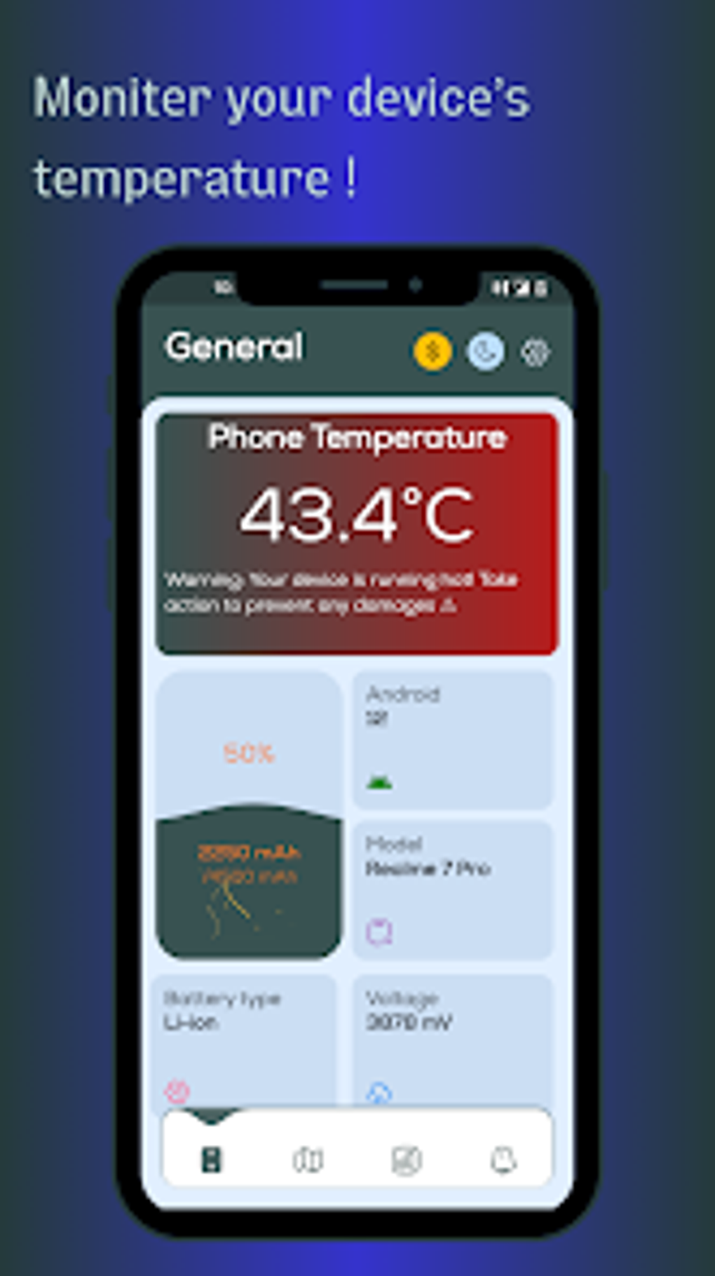 Phone Temperature для Android — Скачать