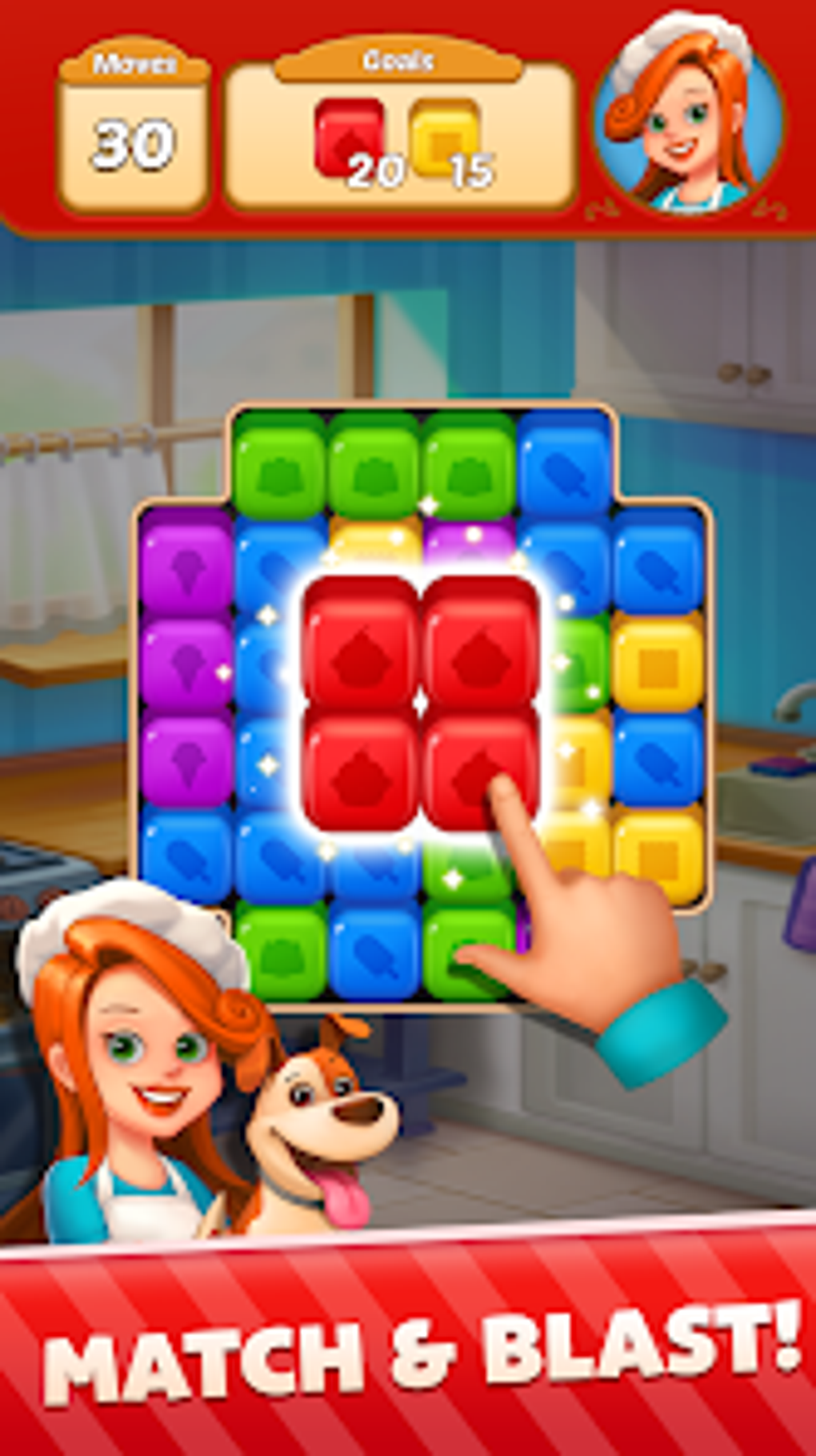 Android Cube Blast Match3 Game 