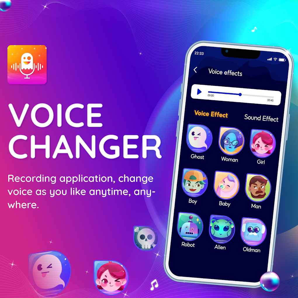 Voice Changer Voice Effects для Android — Скачать