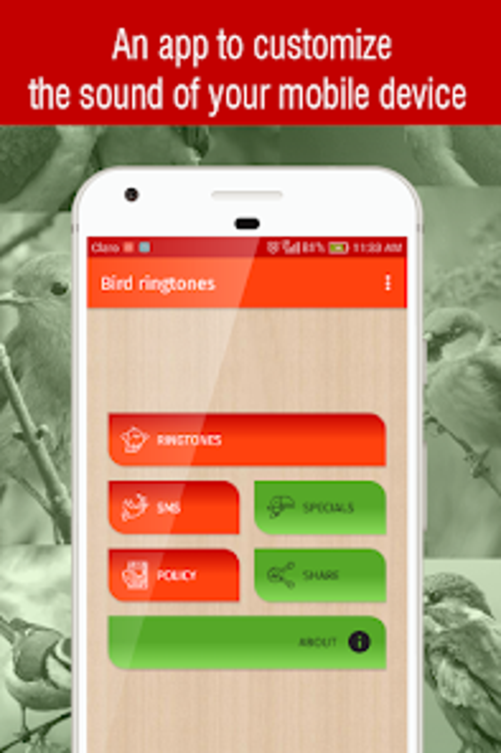bird ringtones for phone для Android — Скачать