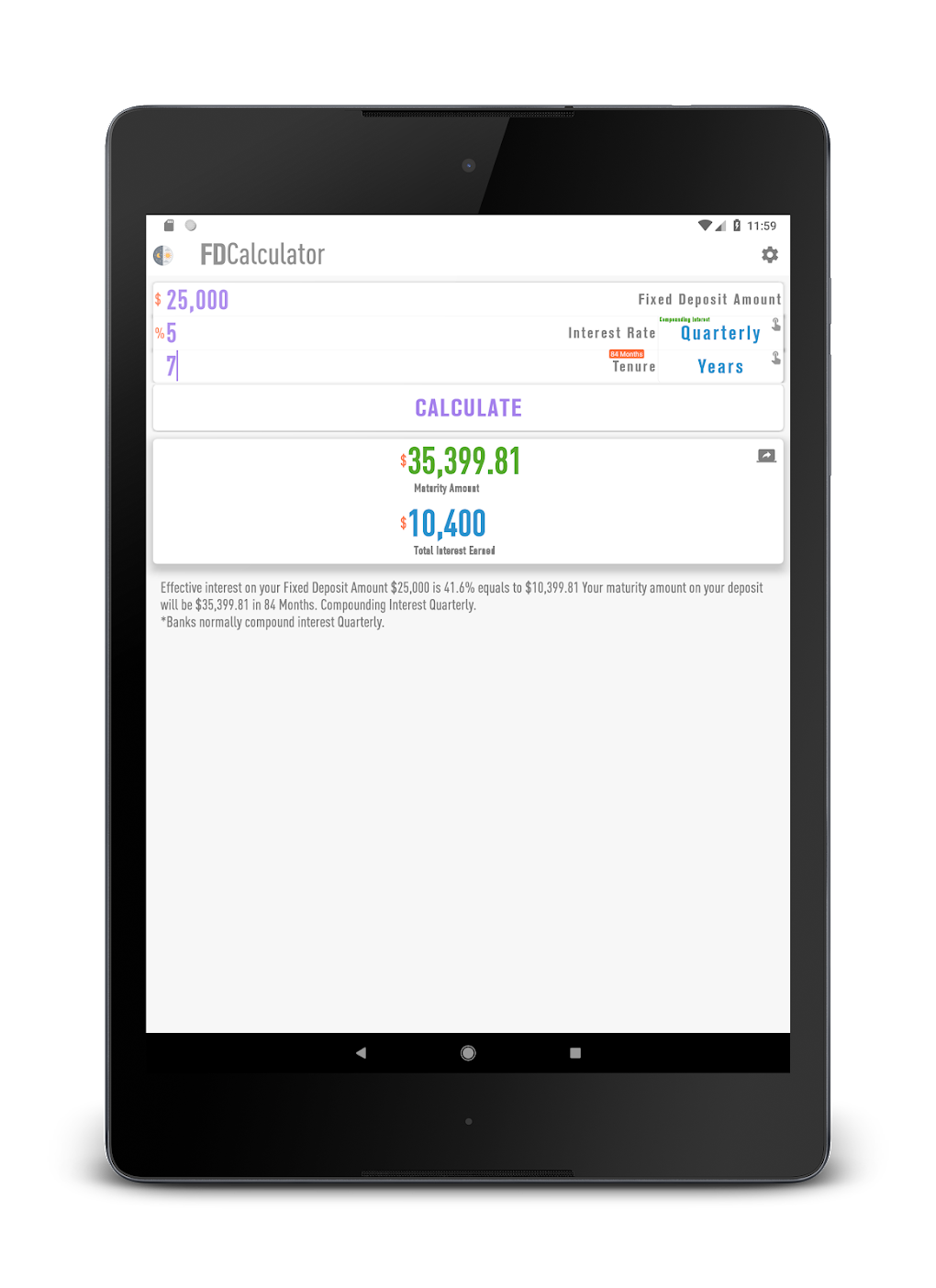FD Deposit Calculator APK for Android Download
