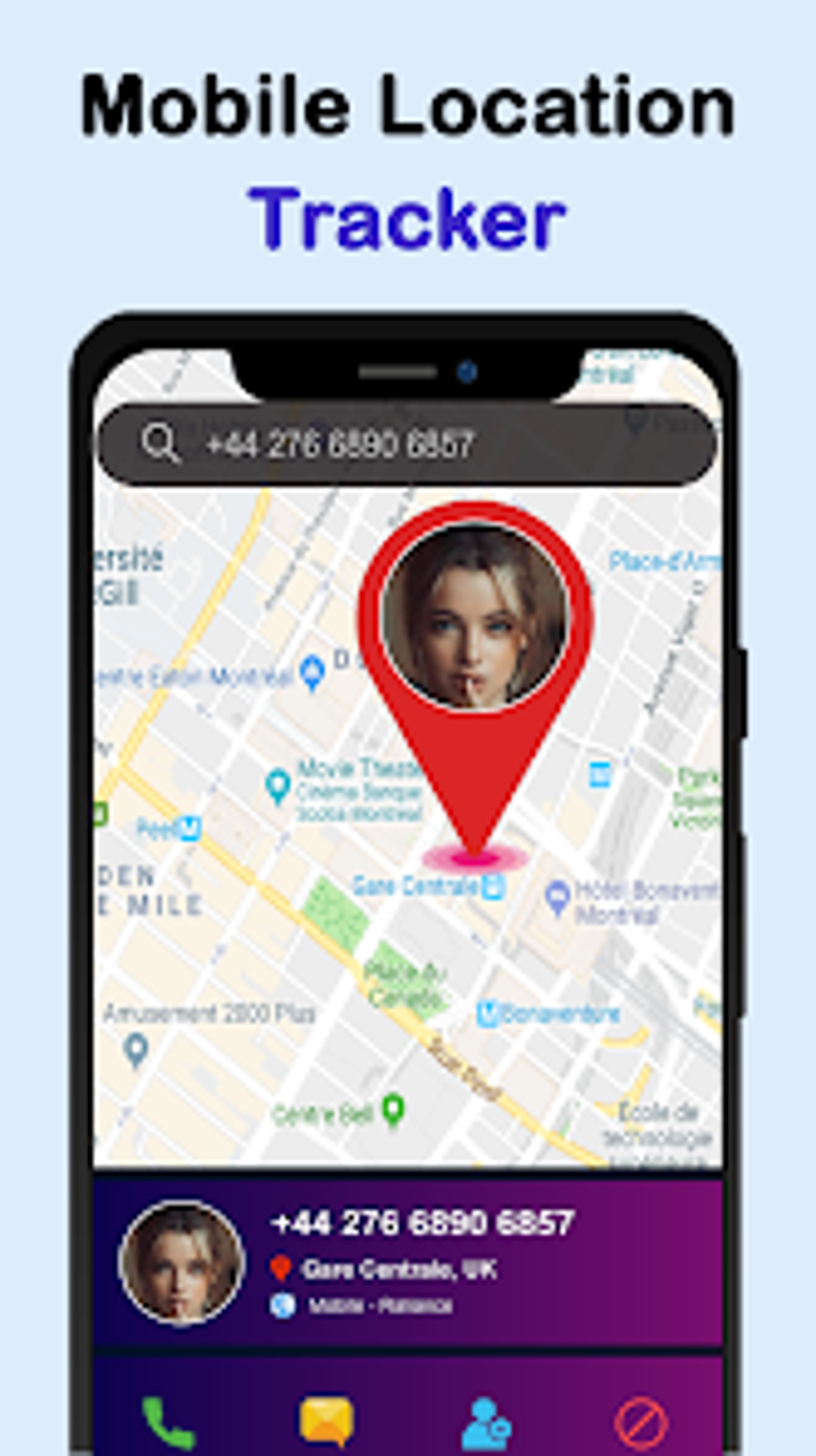 GPS Mobile Location Tracker для Android — Скачать