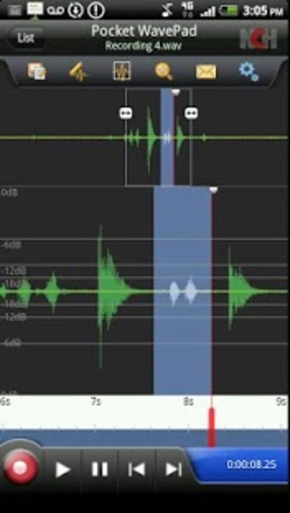 android audio editor