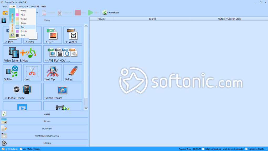 download format factory windows 7
