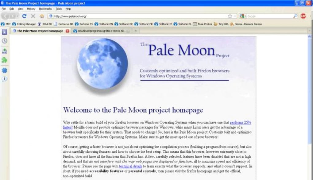 Pale Moon 32.2.1 for mac download free