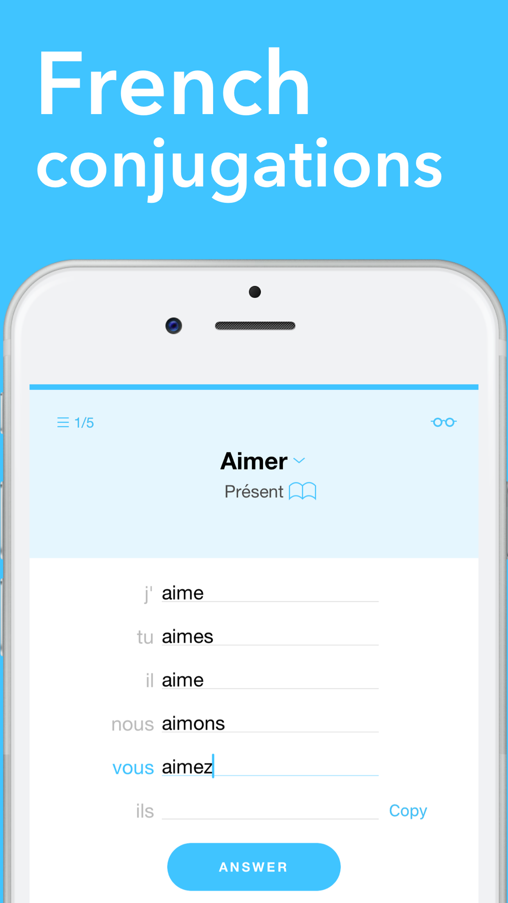 Conjuu - French Conjugation for iPhone - Download