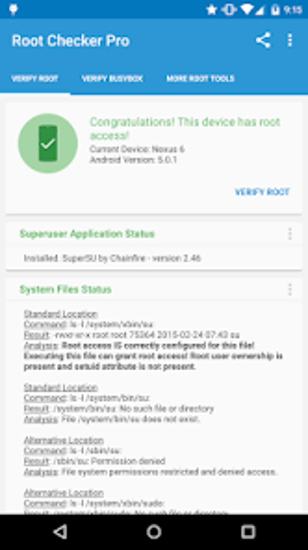 Root Checker Pro для Android — Скачать