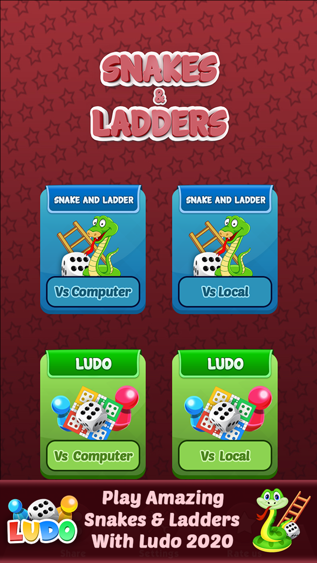 Snakes and Ladders - Ludo Game для Android — Скачать