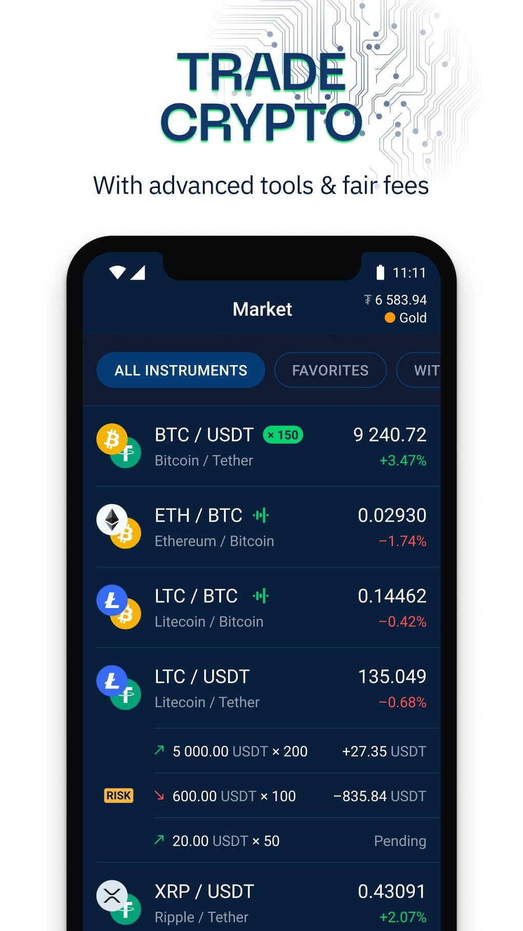 crypto exchange app android