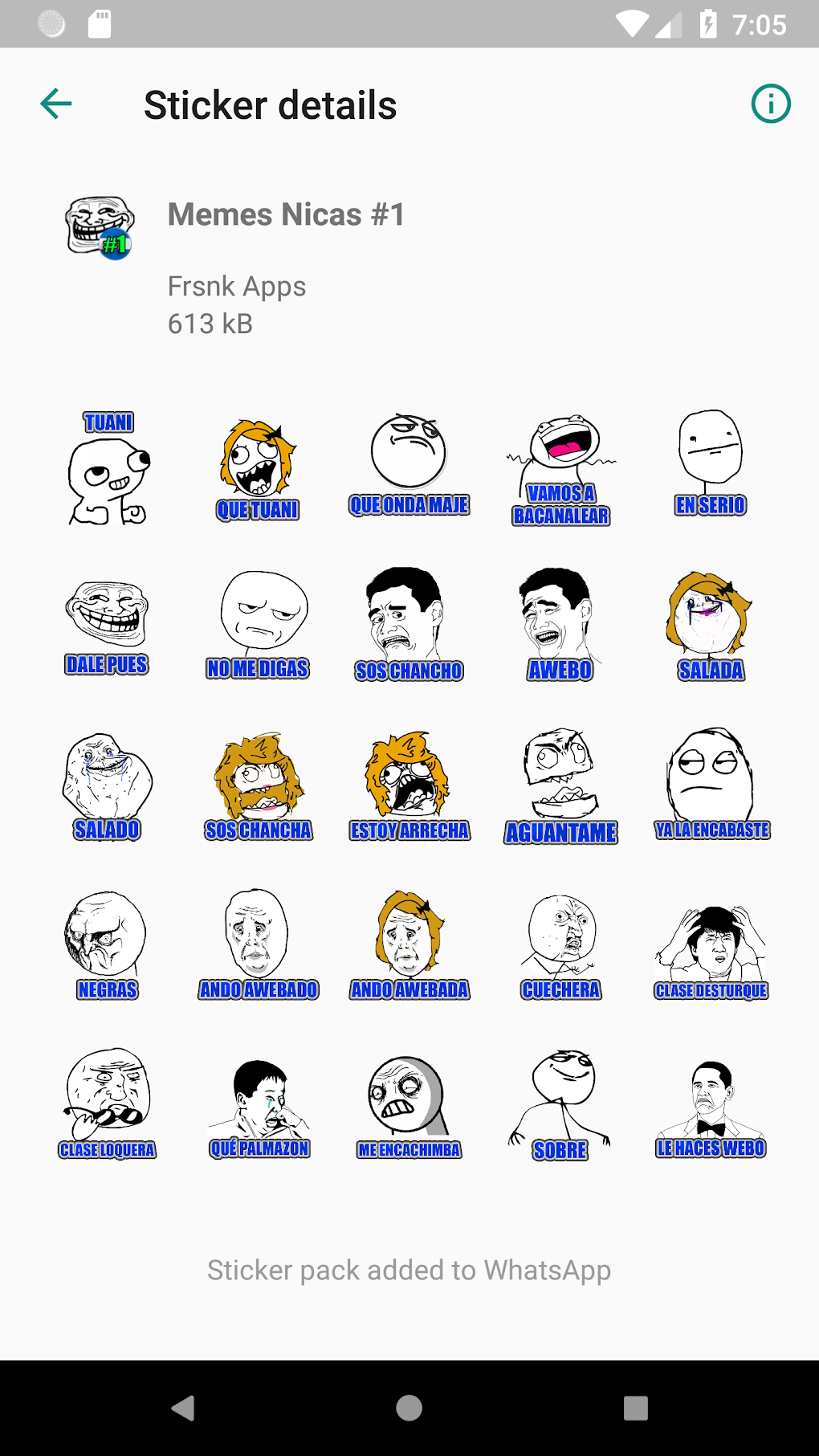 Memes Nicas Stickers para WASt for Android - Download