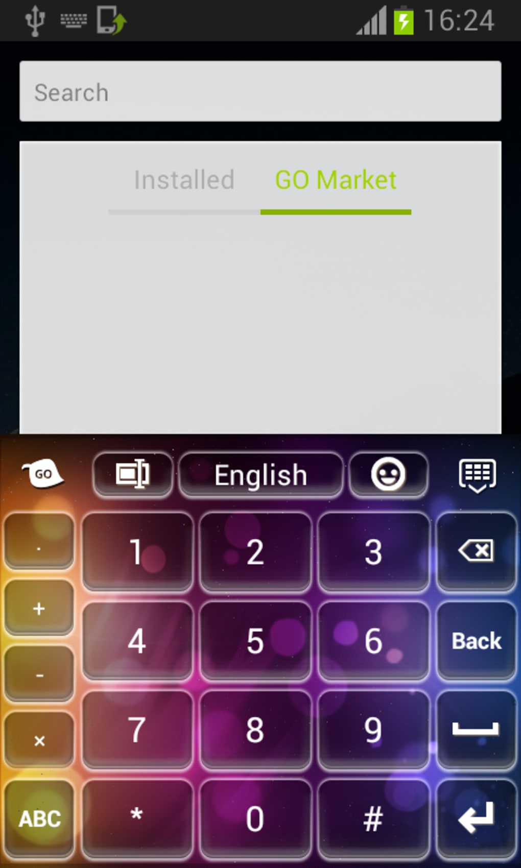 keyboard theme for android screenshot