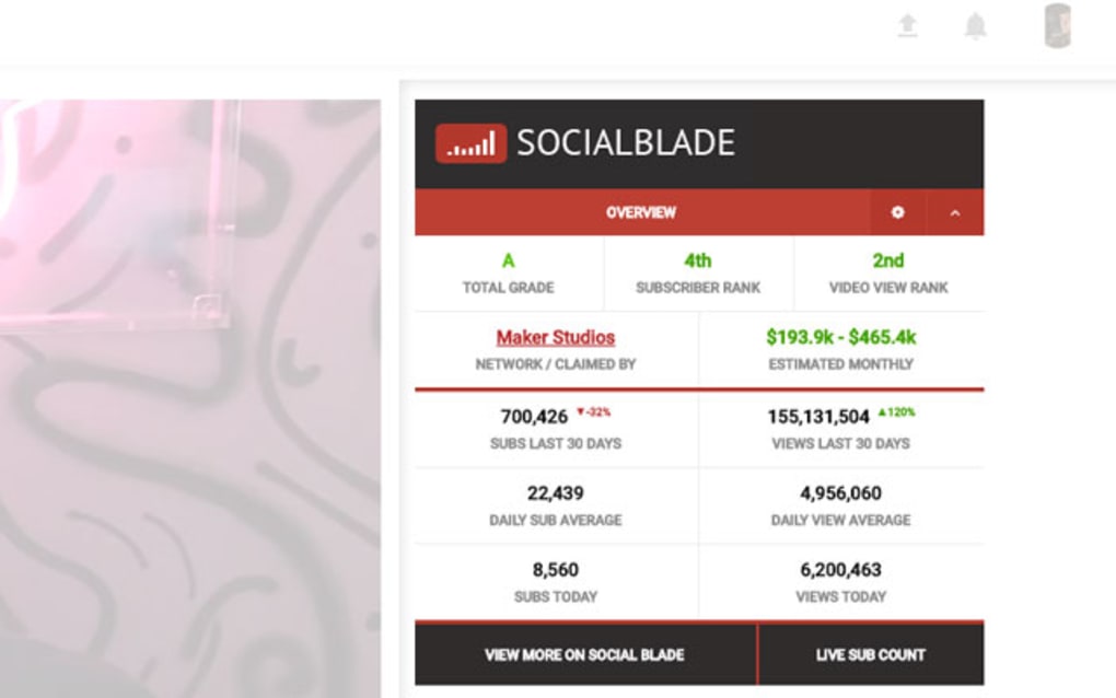Live Sub Count - Social Blade – Apps on Google Play
