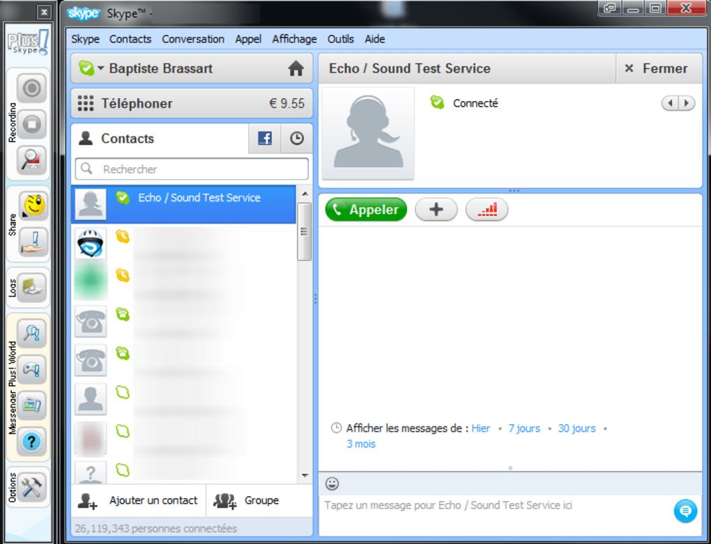 Messenger Plus! for Skype 2/9.