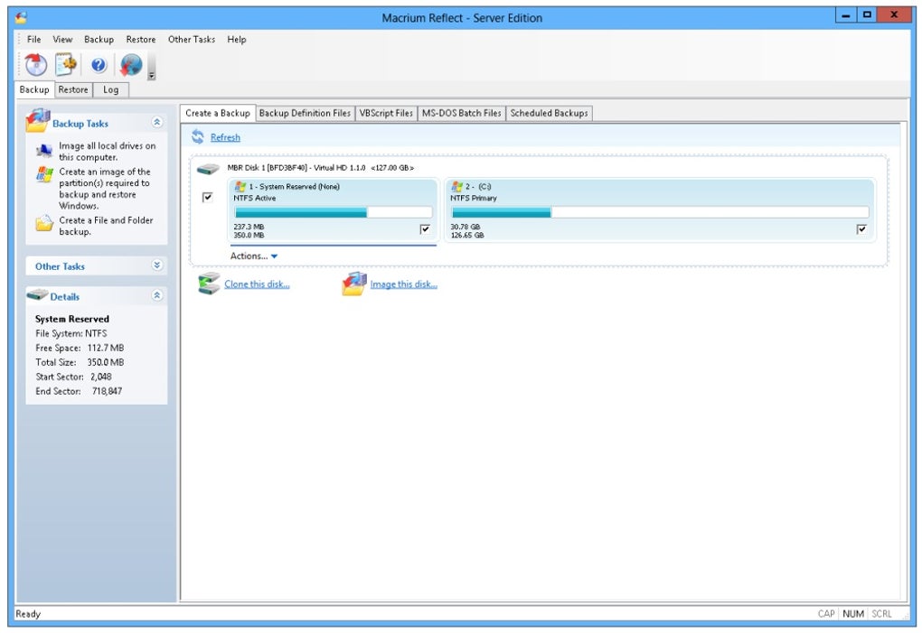 macrium reflect free 7.1