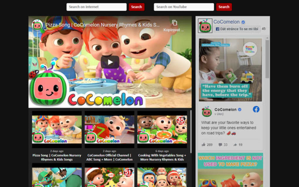 Cocomelon - Youtube for Kids для Google Chrome - Расширение Скачать