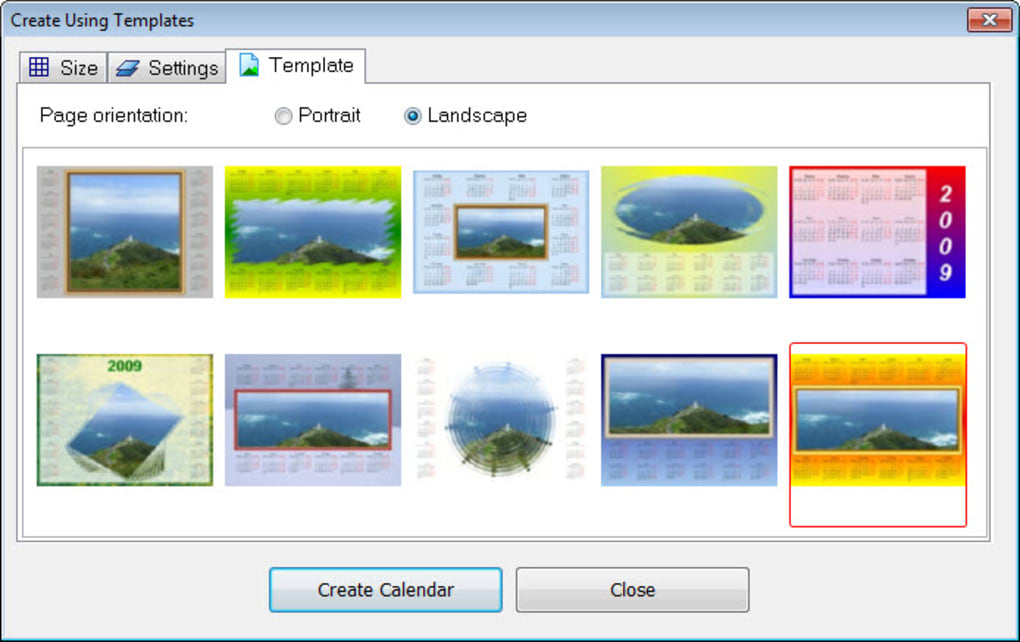 desktop photo calendar maker
