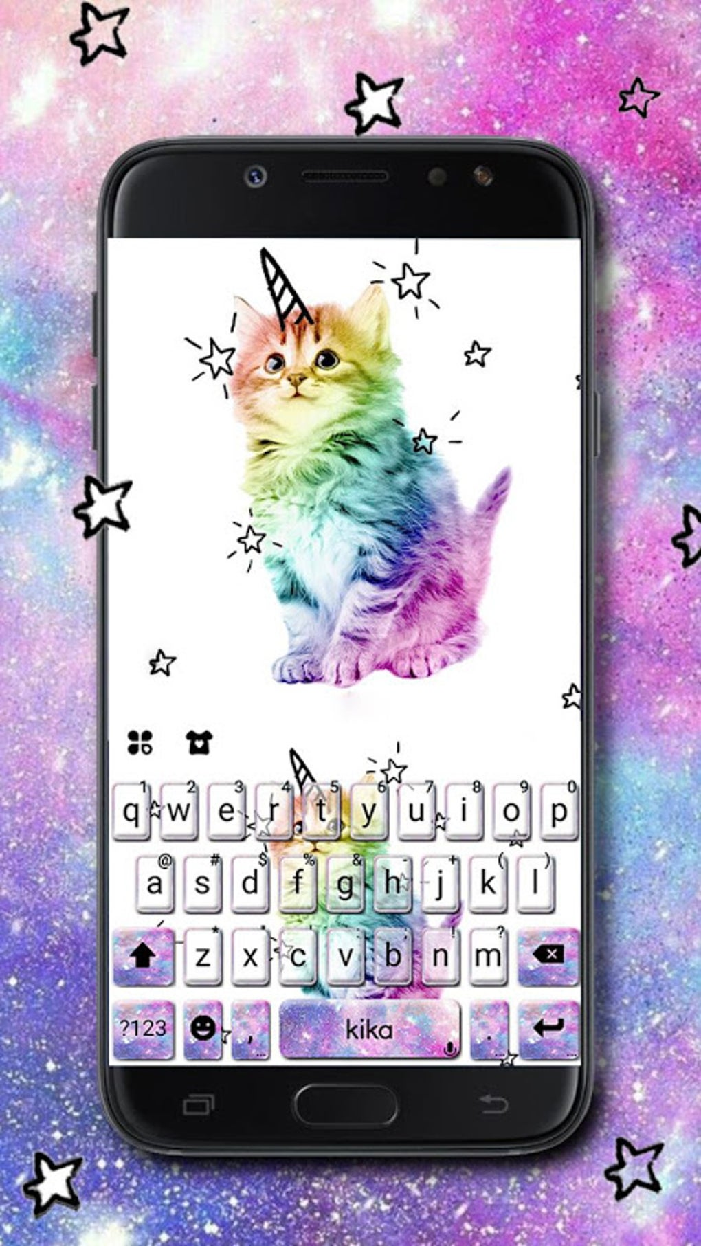 Lovely Caticorn Keyboard Theme APK для Android — Скачать