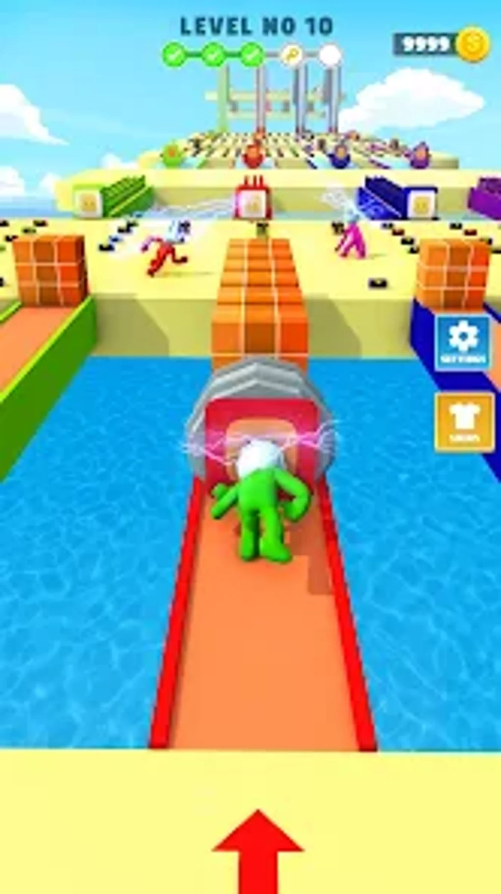 Android Head Connector Plug Race Game Android Head Connector Plug Race Game