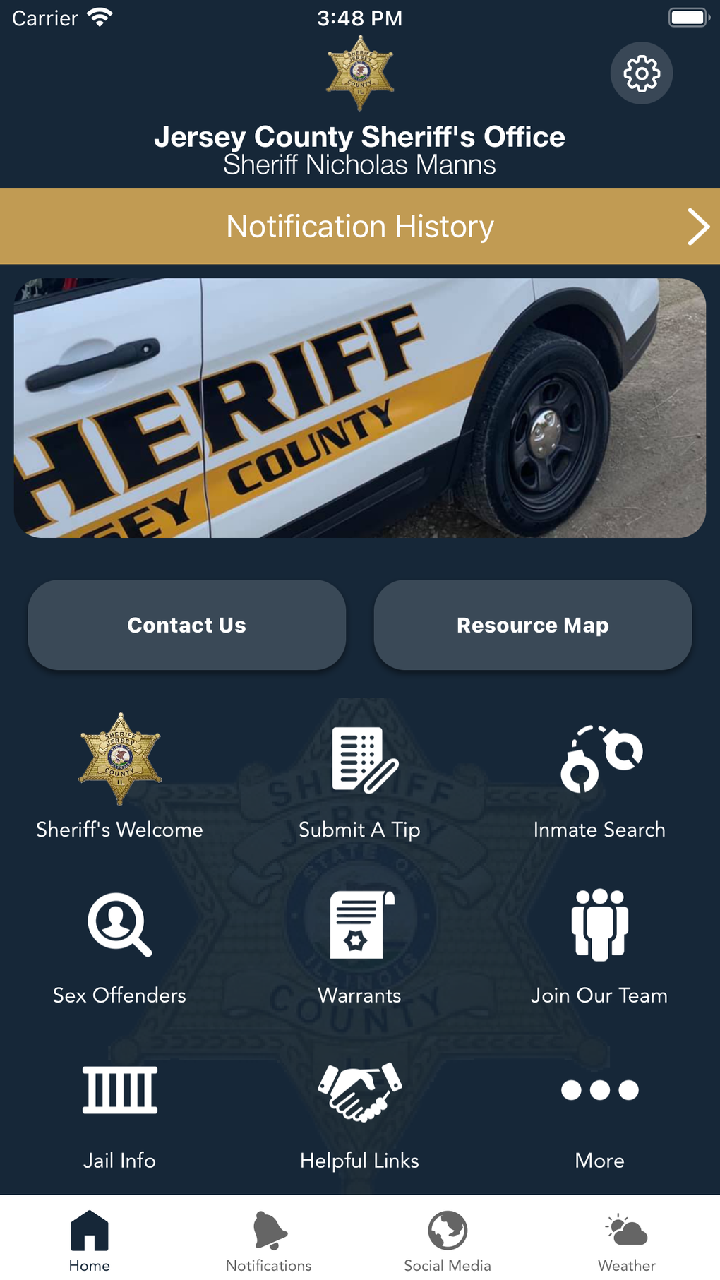 Jersey County Sheriff IL for iPhone - Download