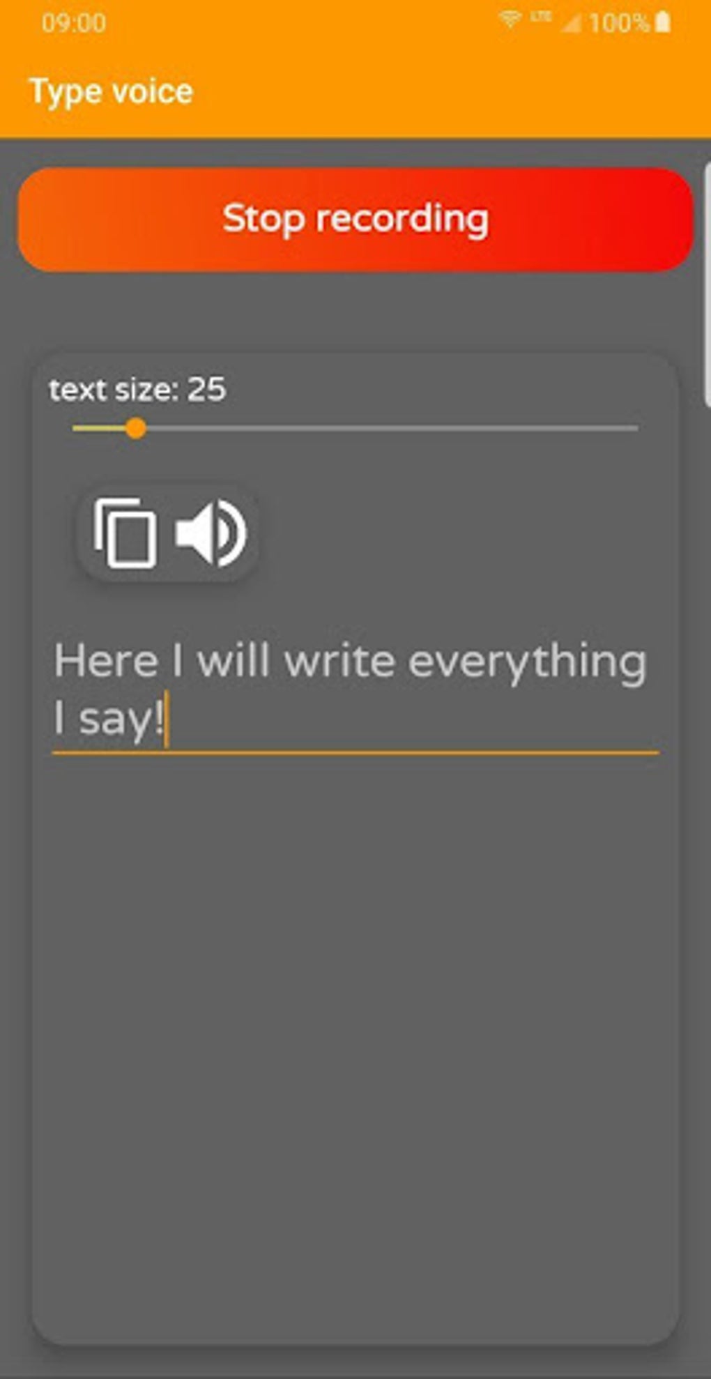 speech text apk