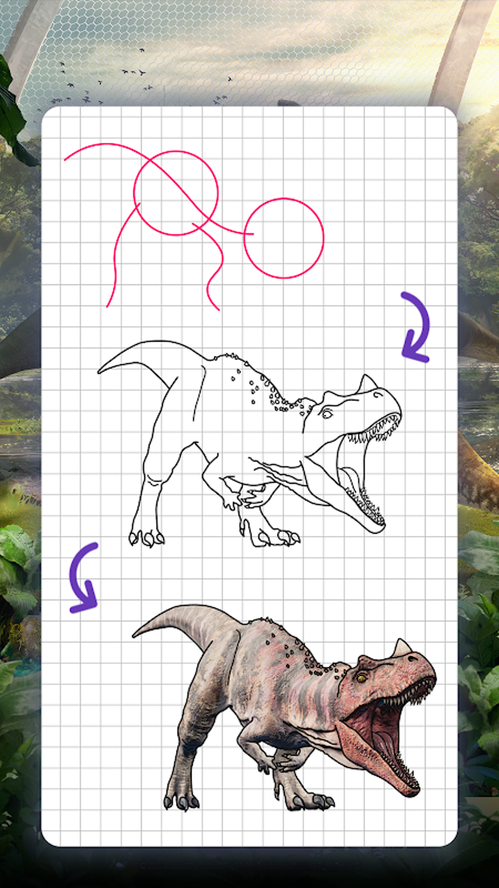 How to Draw the Google Dinosaur No Internet Game! - Step by step drawing 