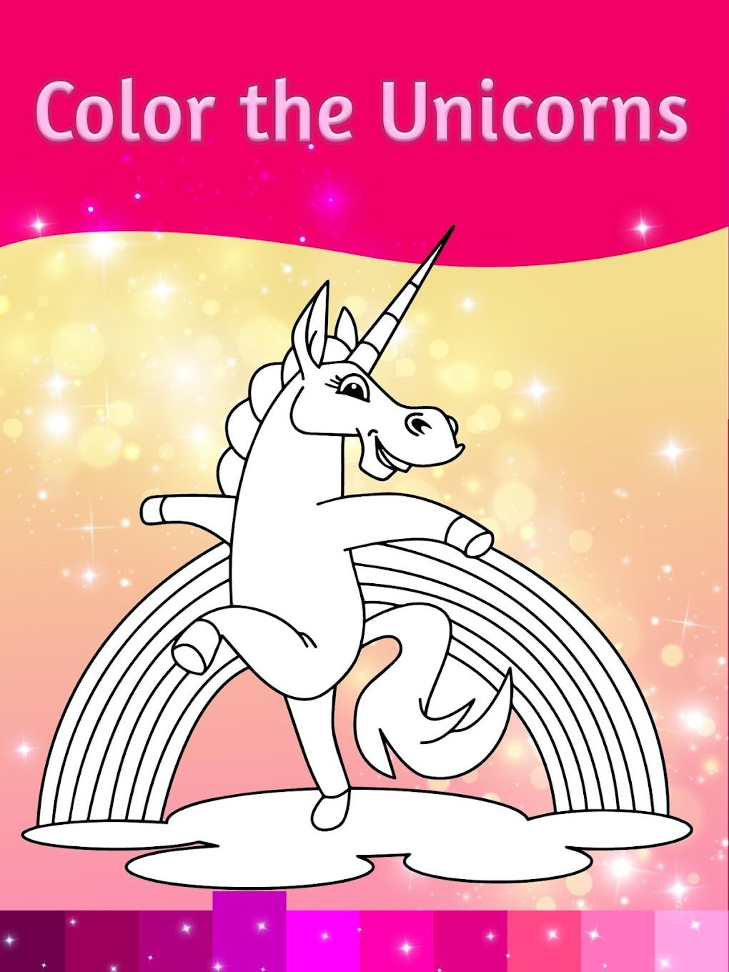 Unicorn Coloring Pages with Animation Effects for Android - Download