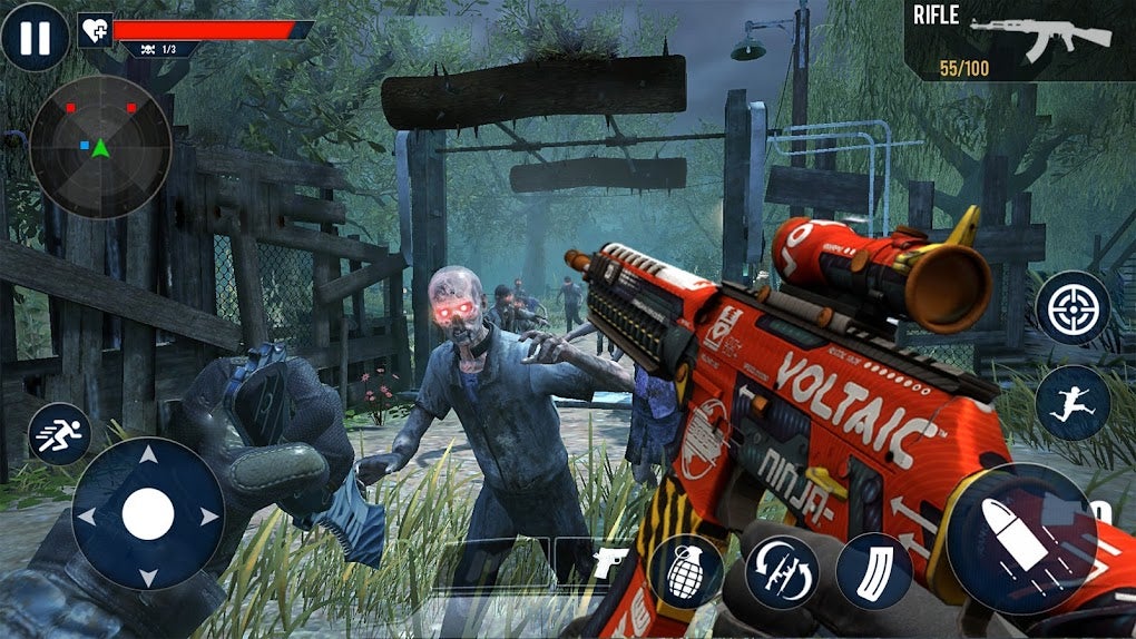 Incrível Jogo Offline para Android - ZOMBIE SURVIVAL: Offline Game