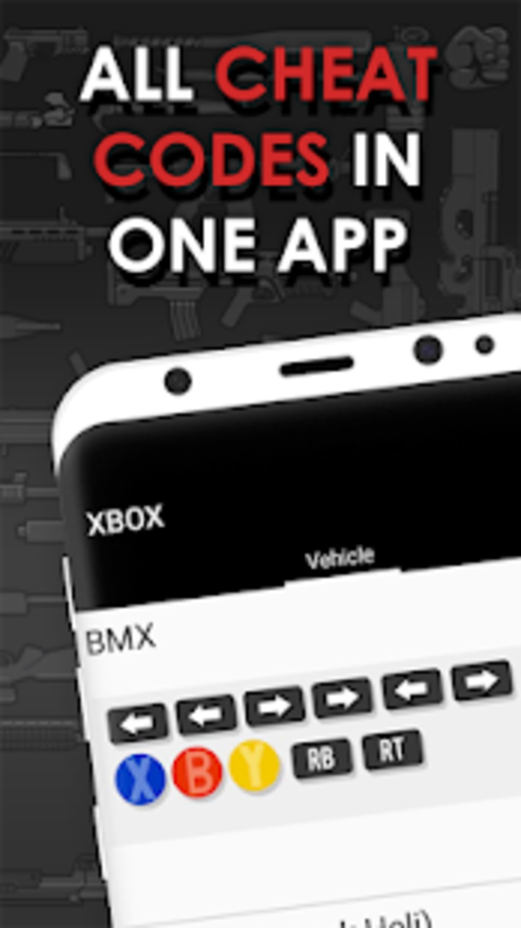 Free Cheats GTA 5 cell phone app