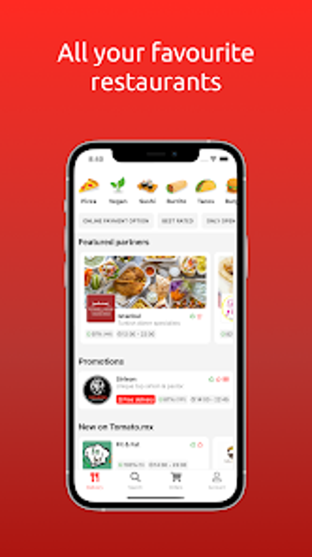 Tomato.mx - Food delivery для Android — Скачать