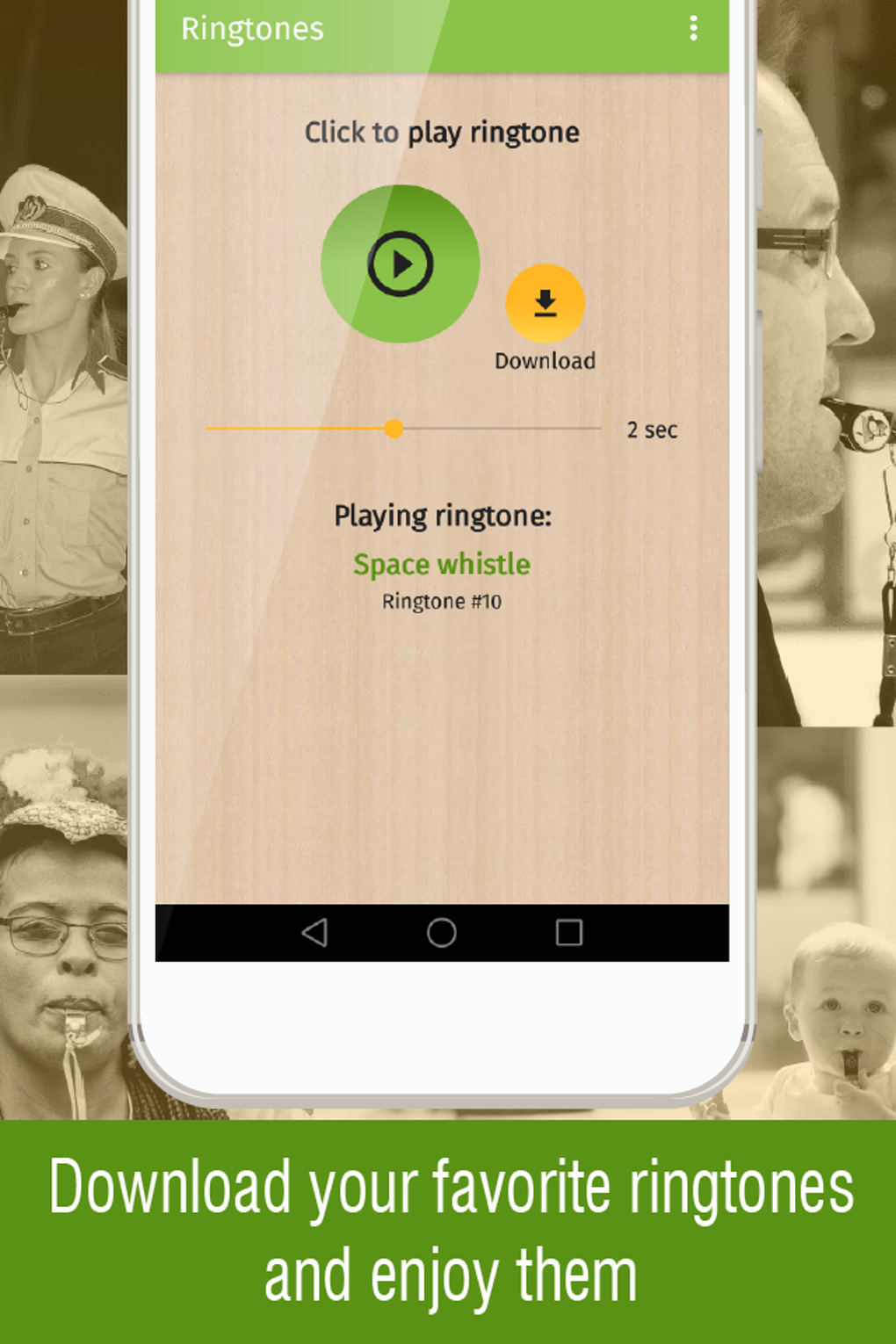 whistle ringtone for phone для Android — Скачать