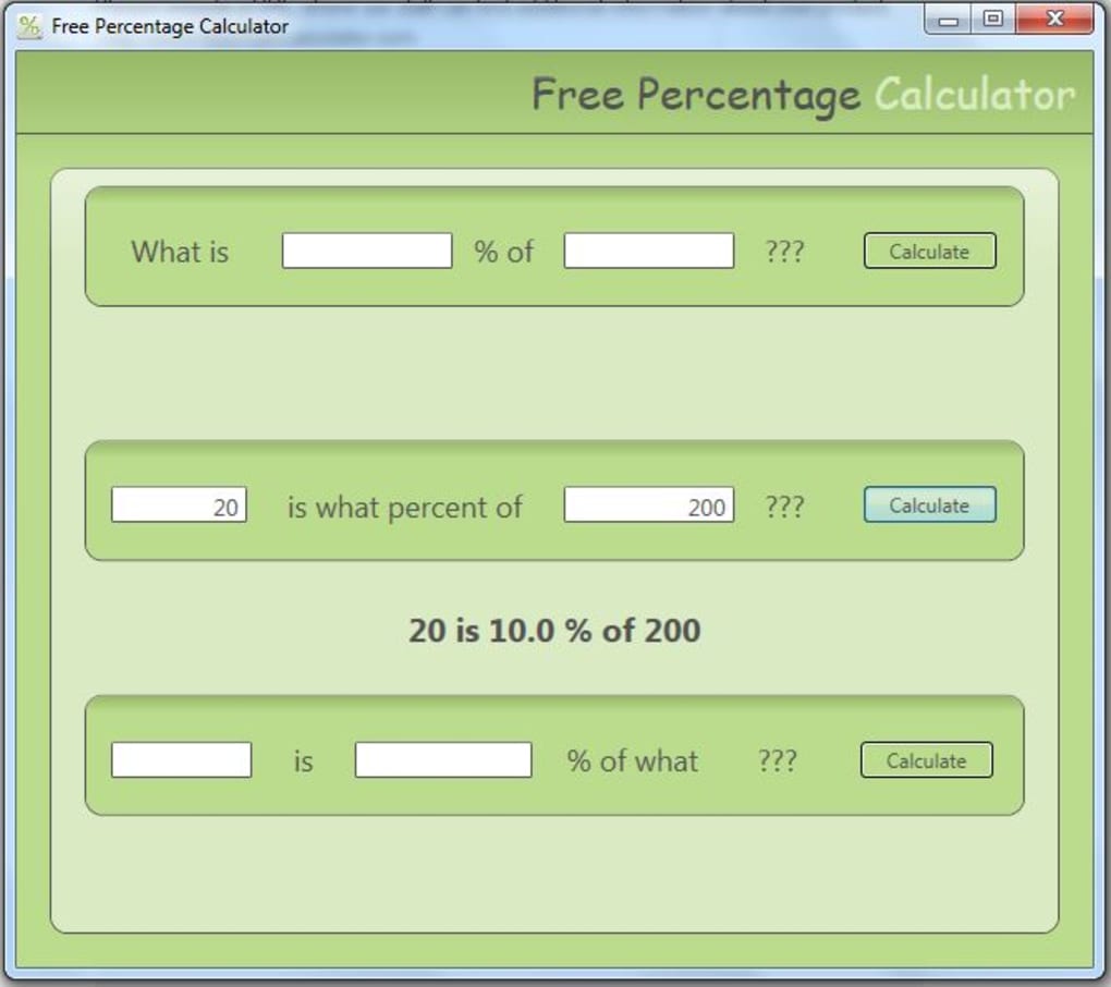 Free Online Calculator - Basic Arithmetic, Percentages, and More