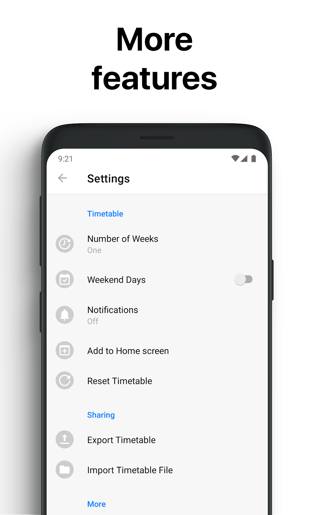Class Timetable Schedule App Android 