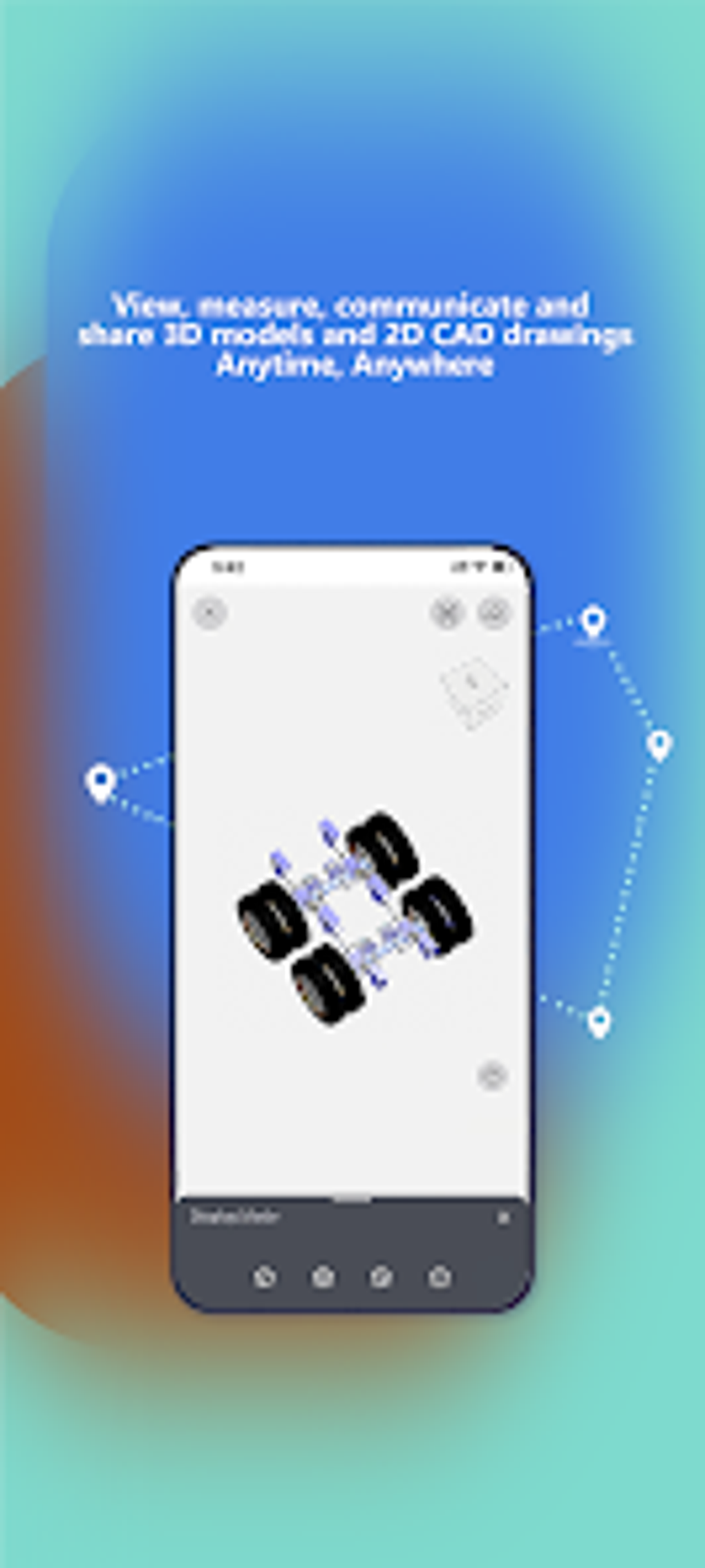 Tsridiopen-3D CAD viewshare для Android — Скачать