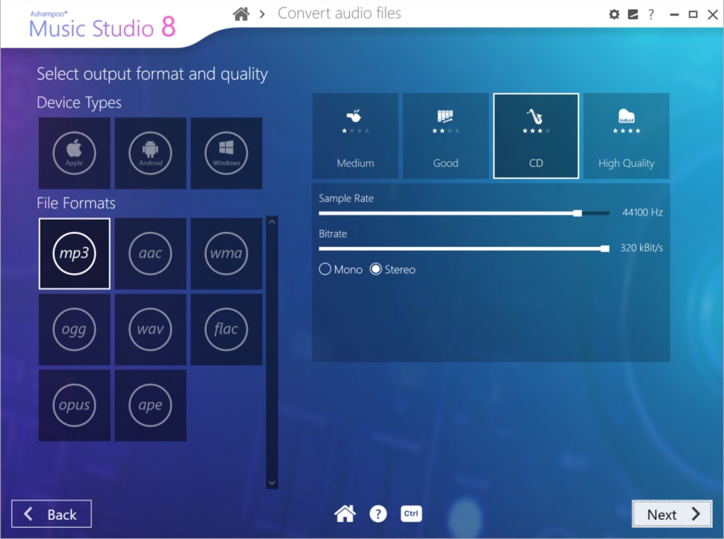 Ashampoo Music Studio 10.0.2.2 instal the last version for iphone