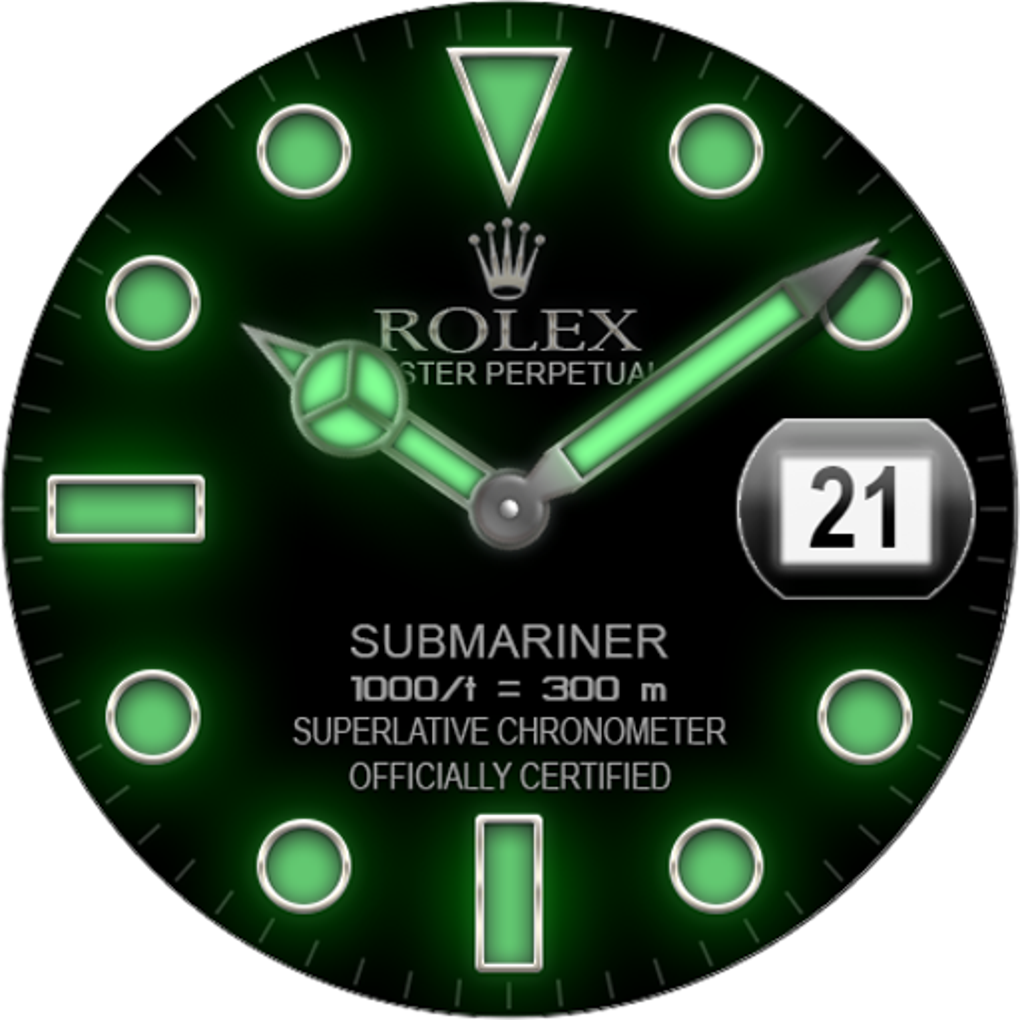 rolex watch face download