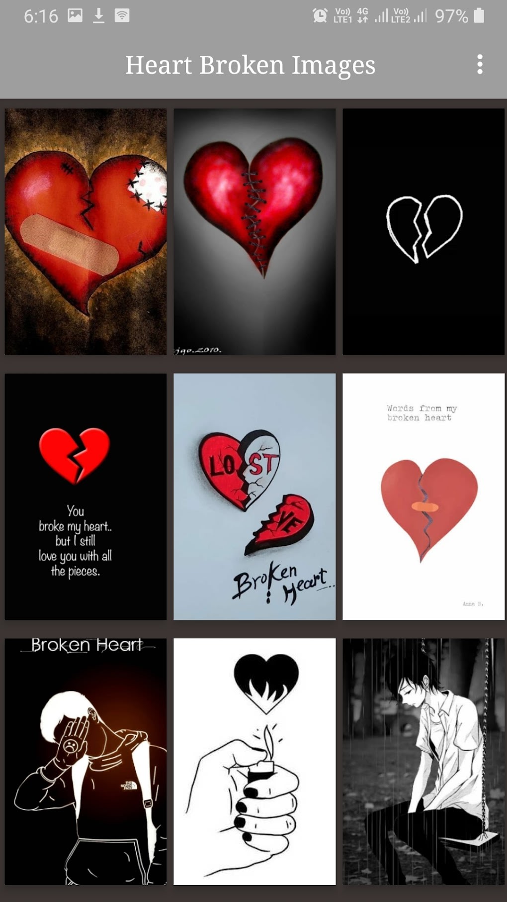 Heart Broken Images - Dp Wall for Android - Download