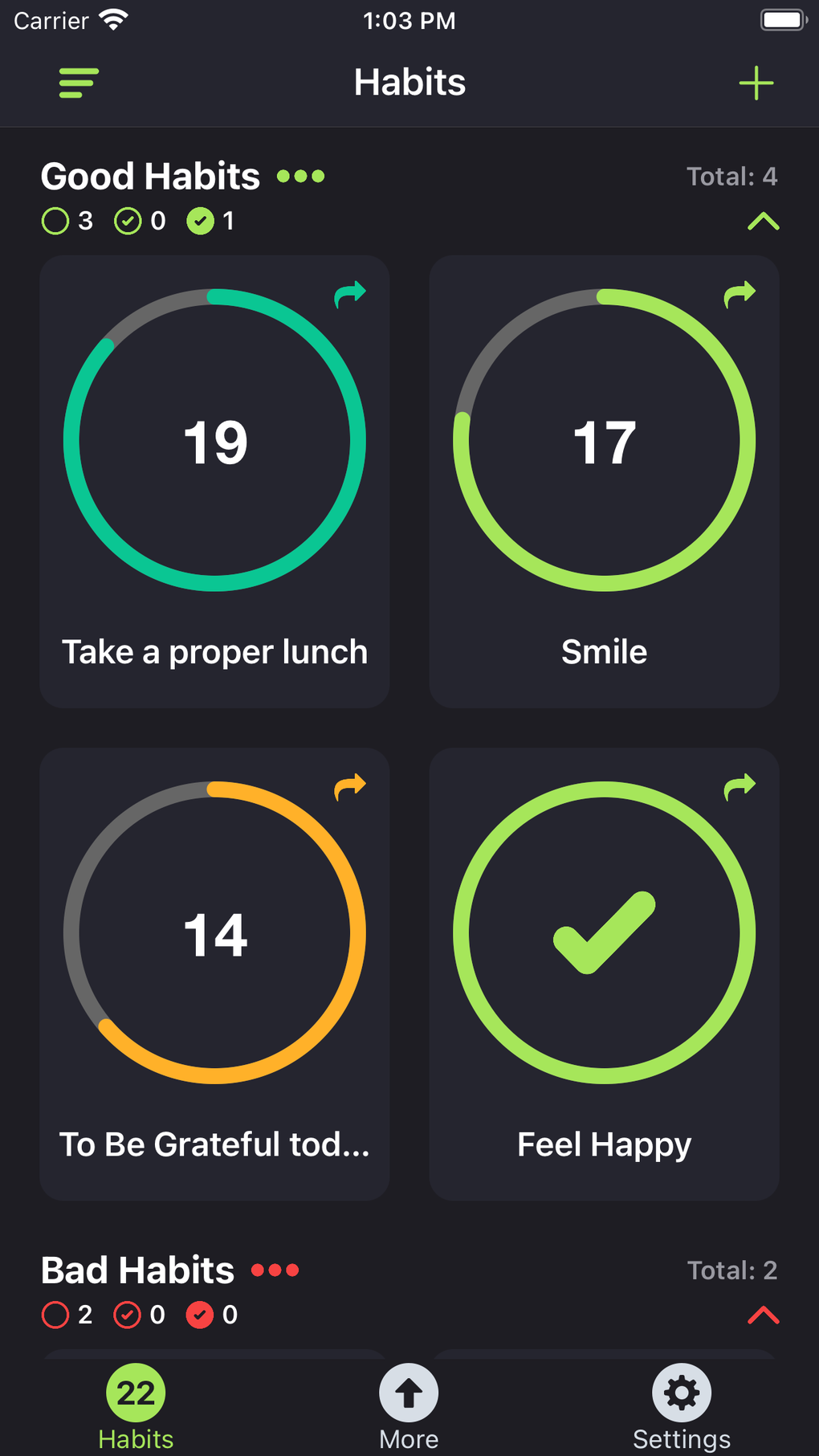 22 Days: Habit Tracker For IPhone - Download