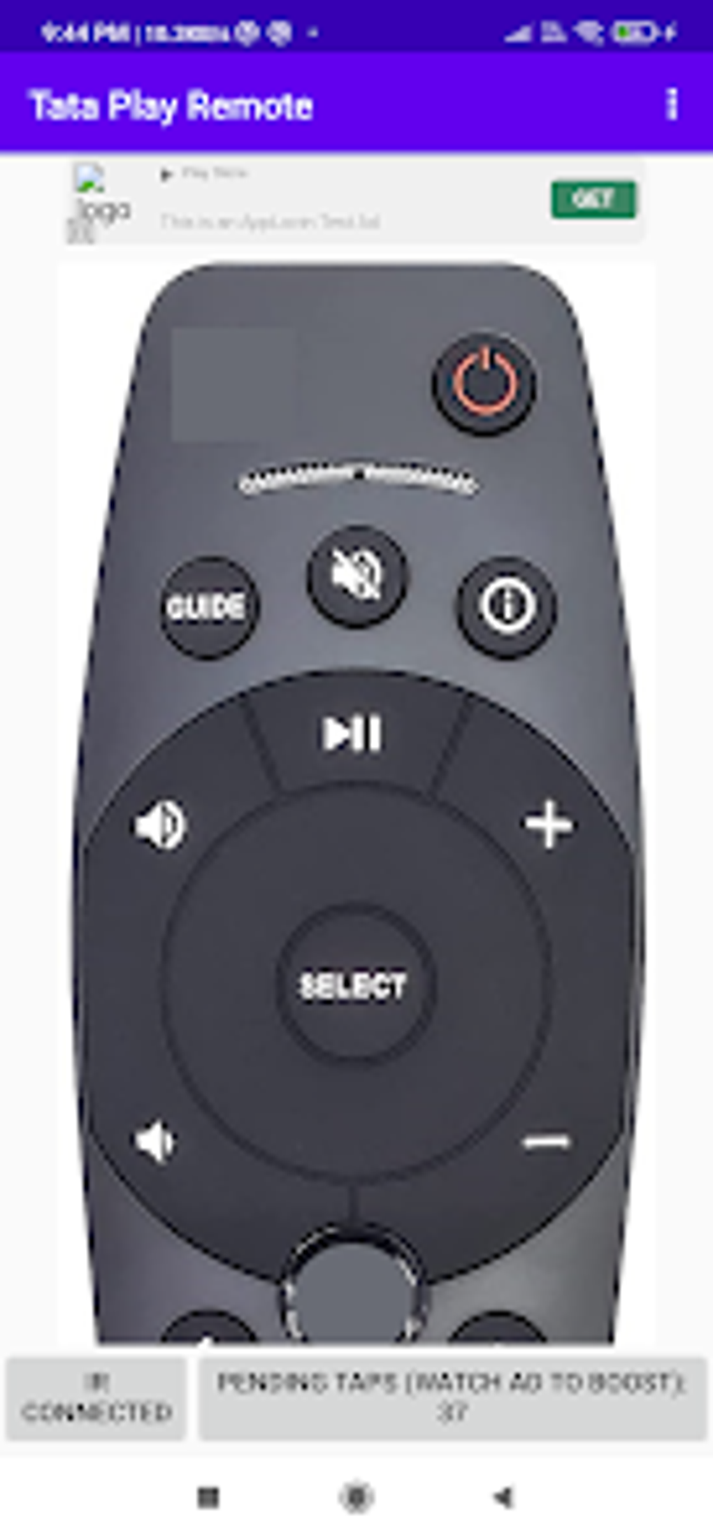 Tata sky remote on sale app without wifi