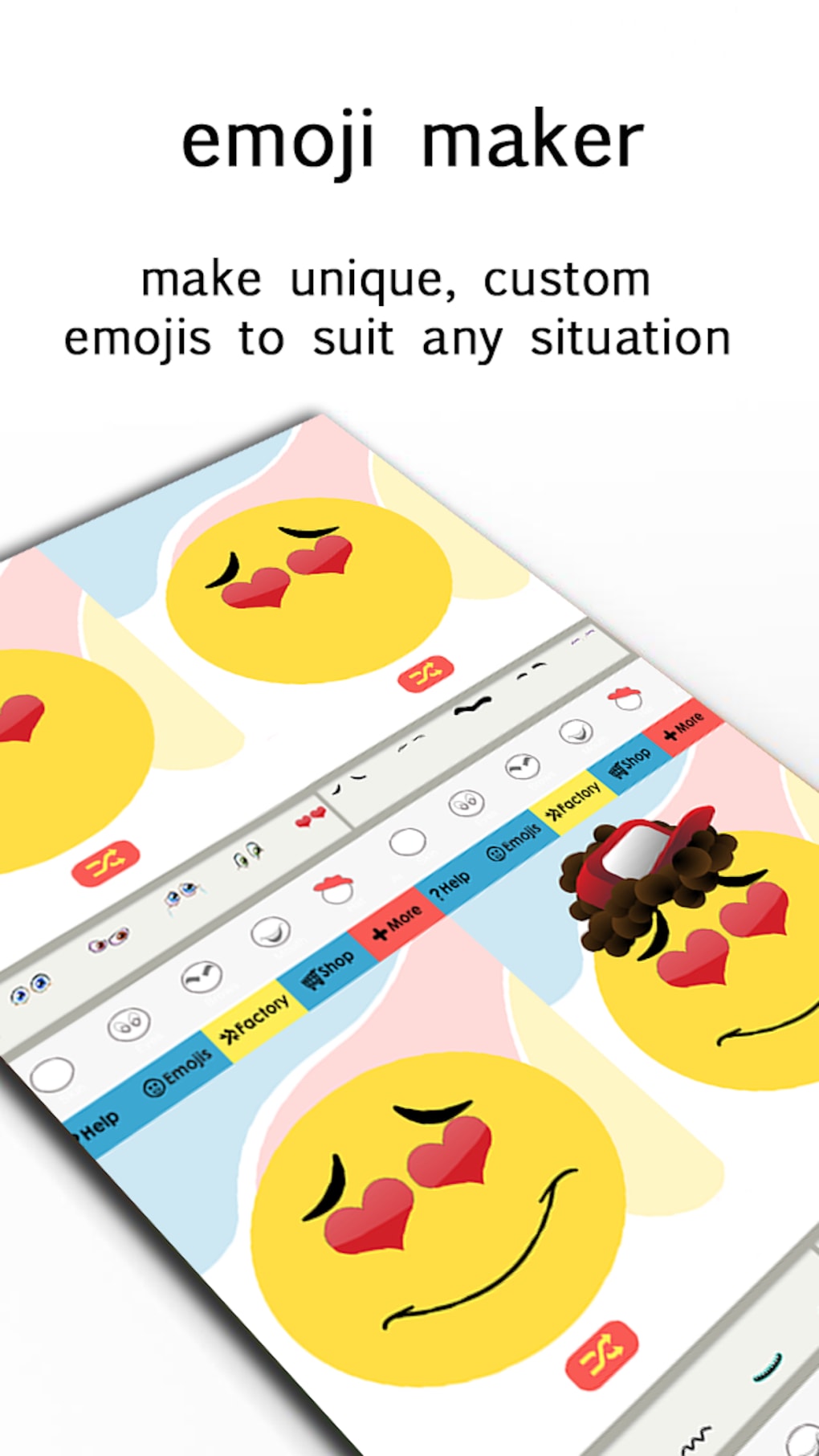 Emoji Maker - Make Your Own Emoticon Avatar Faces for iPhone - Download