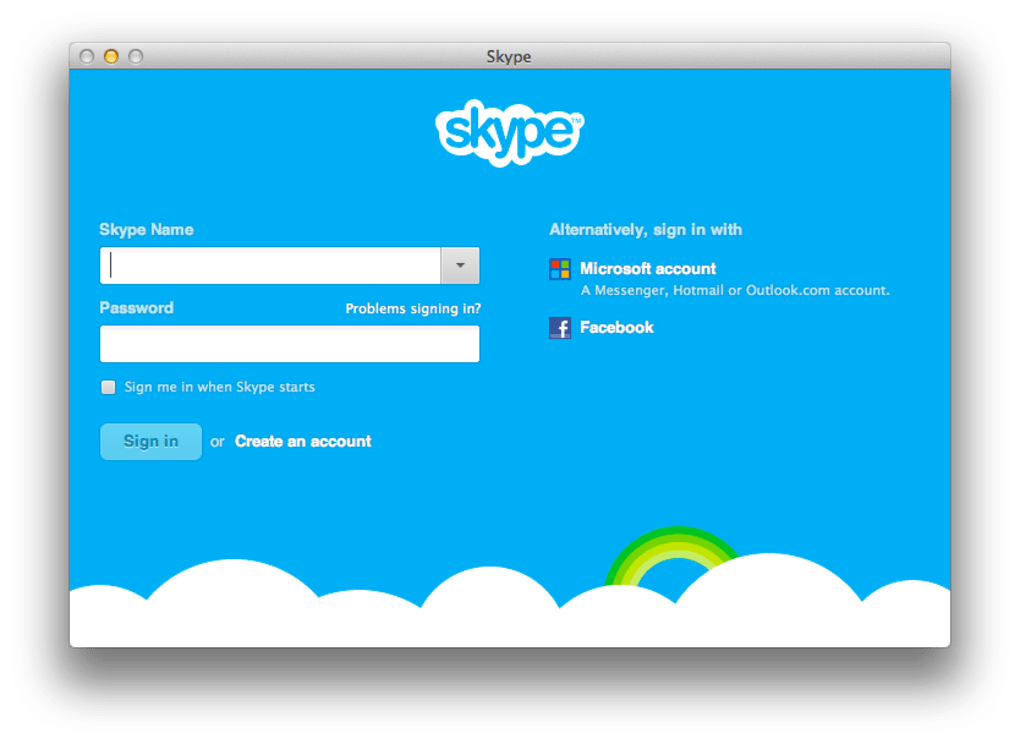 skype mac 10.9.5