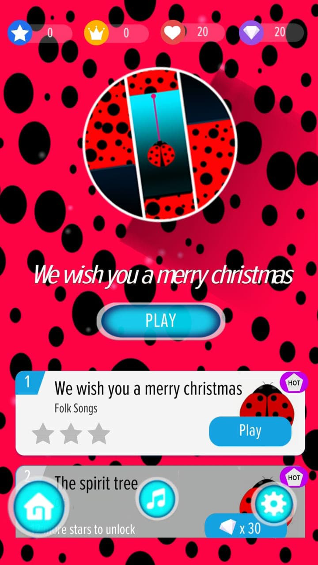 Magic Piano Lady Bug Songs для Android — Скачать