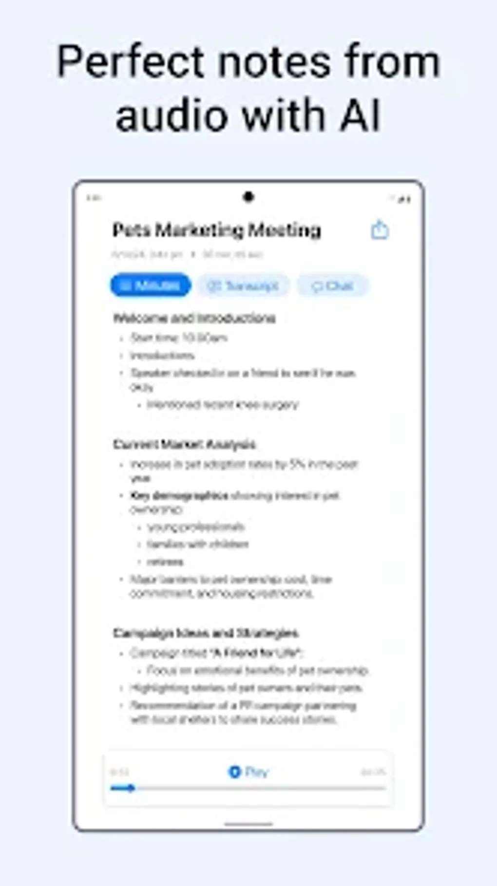Minutes ai meeting note taker for android download