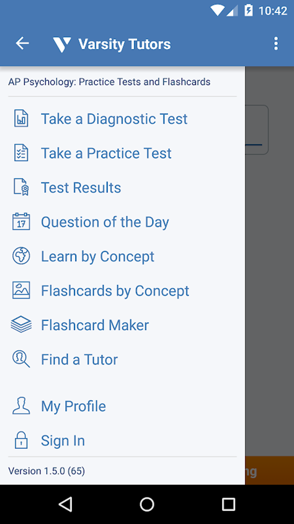 Android 용 AP Psychology Prep: Practice Tests and Flashcards APK - 다운로드