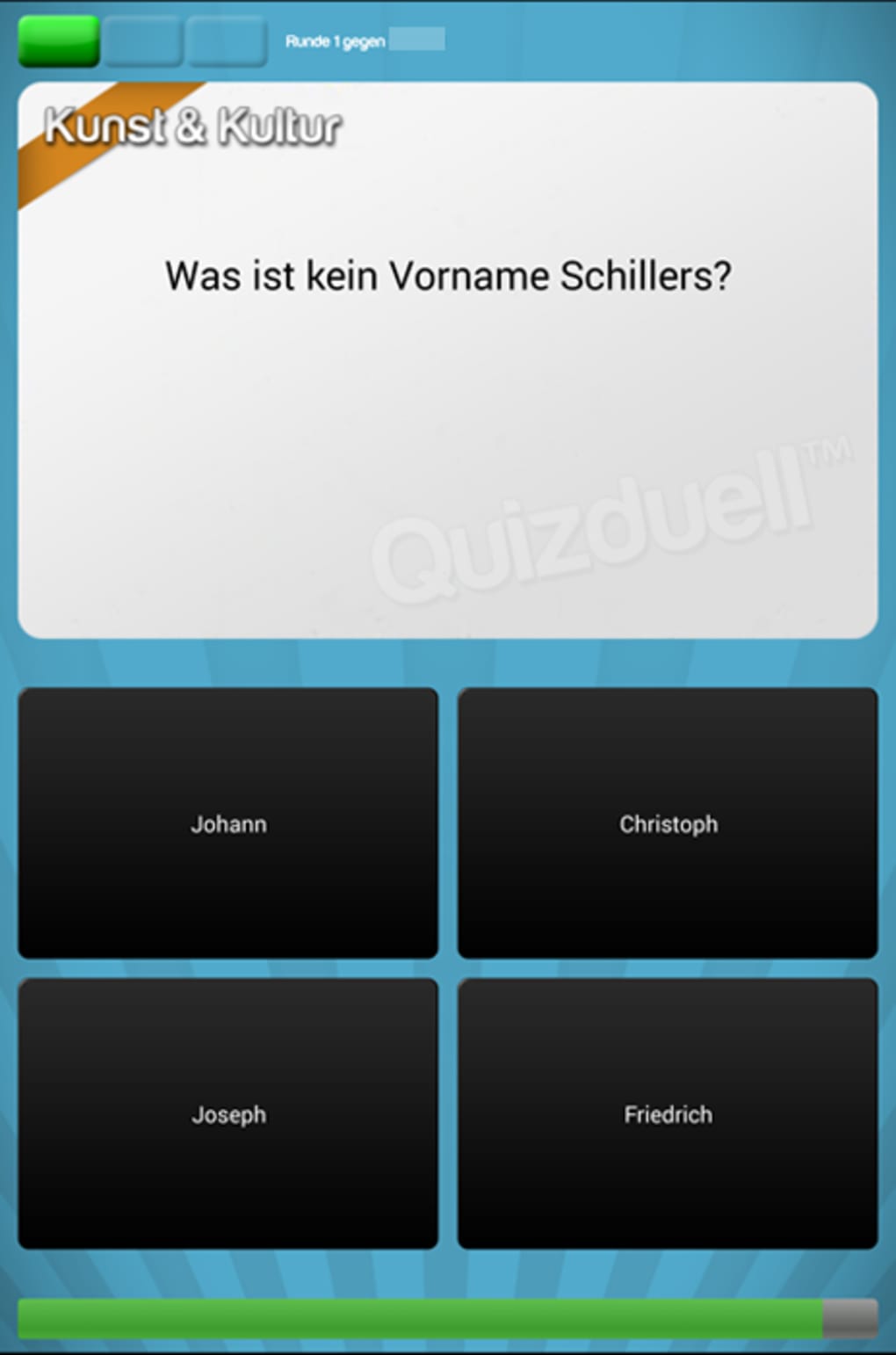 Probleme Quizduell