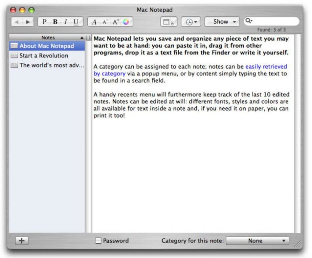 mac notepad for windows