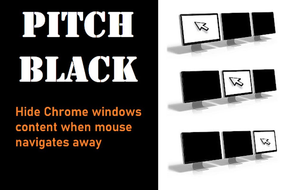 Pitch Black Hide Browser Content for Google Chrome Extension Download