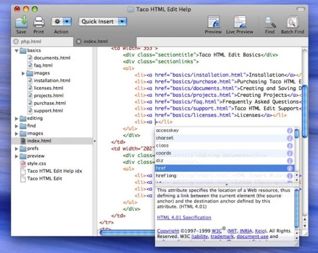 Web Editor For Mac
