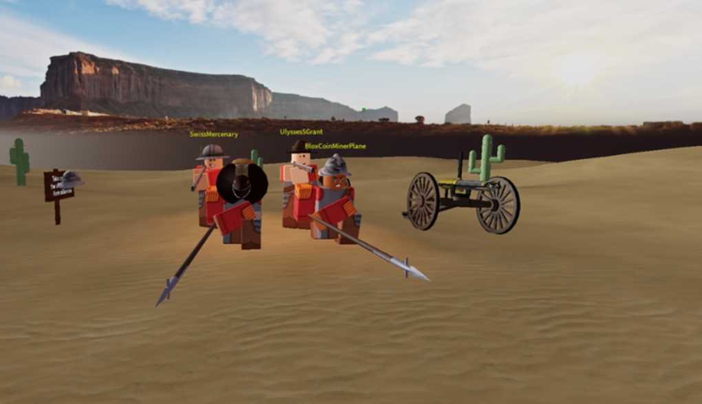 Musket testing and medieval fighting in the west ROBLOX için - Oyun İndir