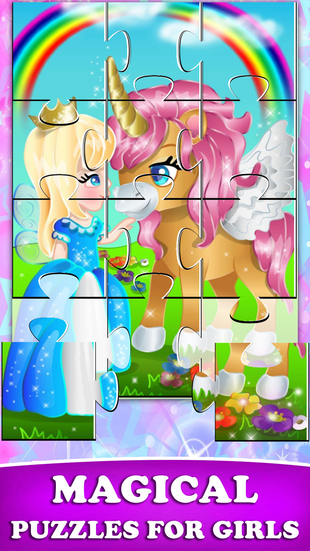 Princess Fairy Puzzle for Kids для iPhone — Скачать