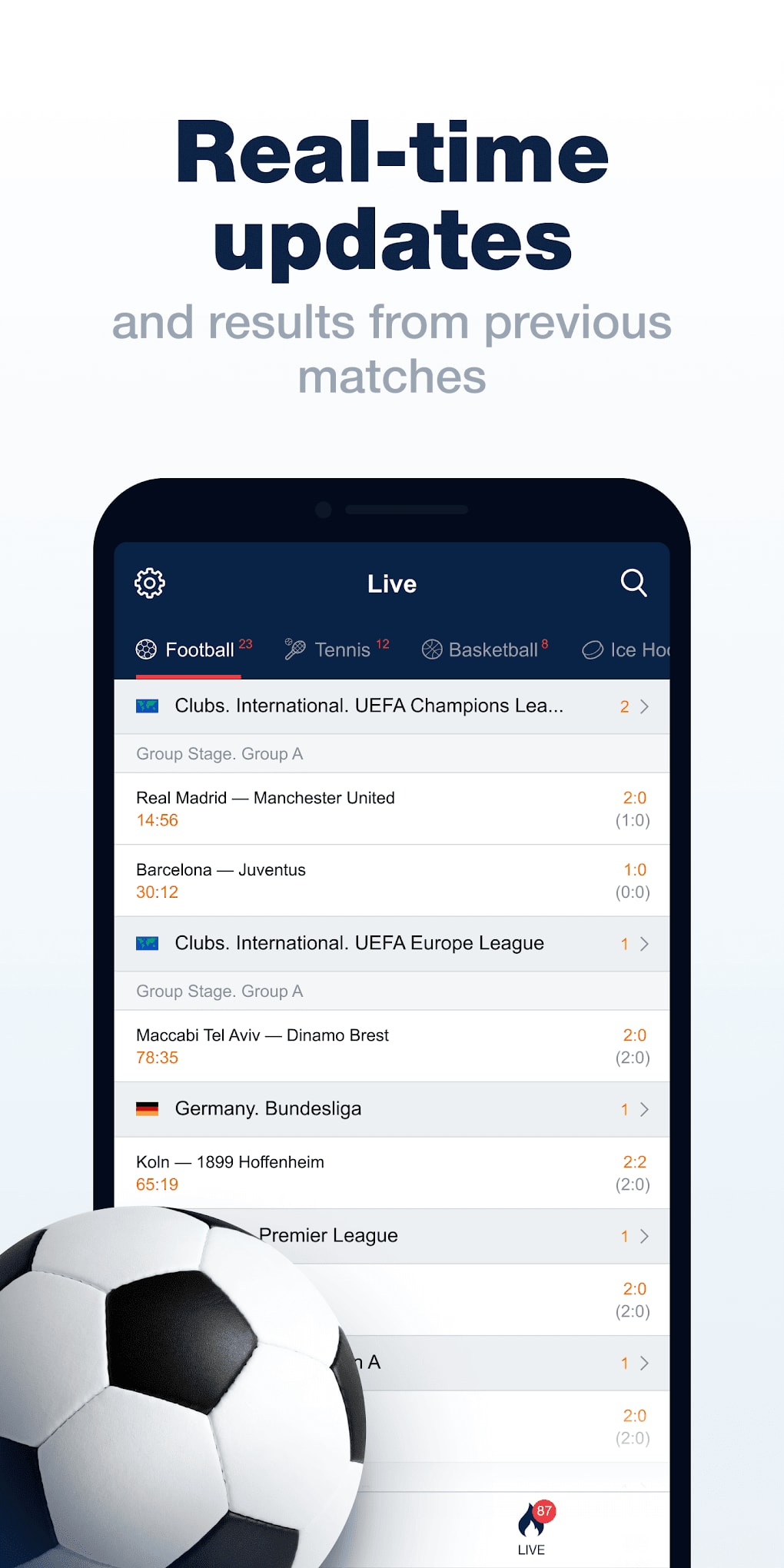 Marathonbet Scores: Football Live Scores Stats For Android - Download